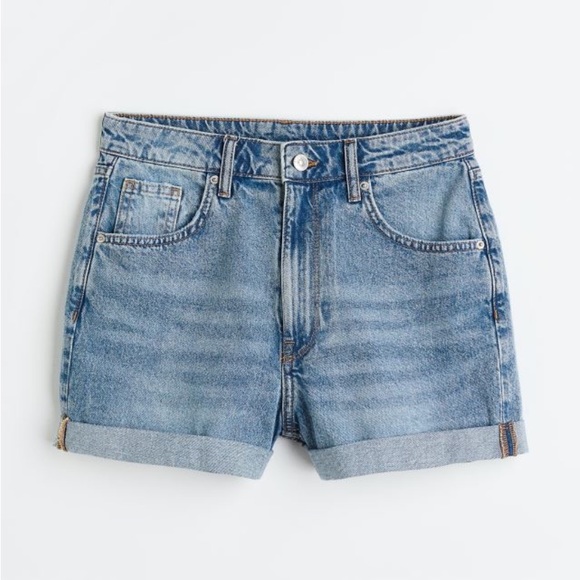 H&M Divided High Waist Denim Shorts - Picture 7 of 11